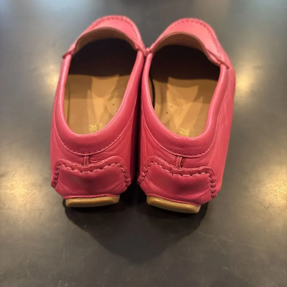 FLAG LTD Morgan Glove Nappa Leather Slip-On Flat Penny Loafer Moccasins Sz 6M